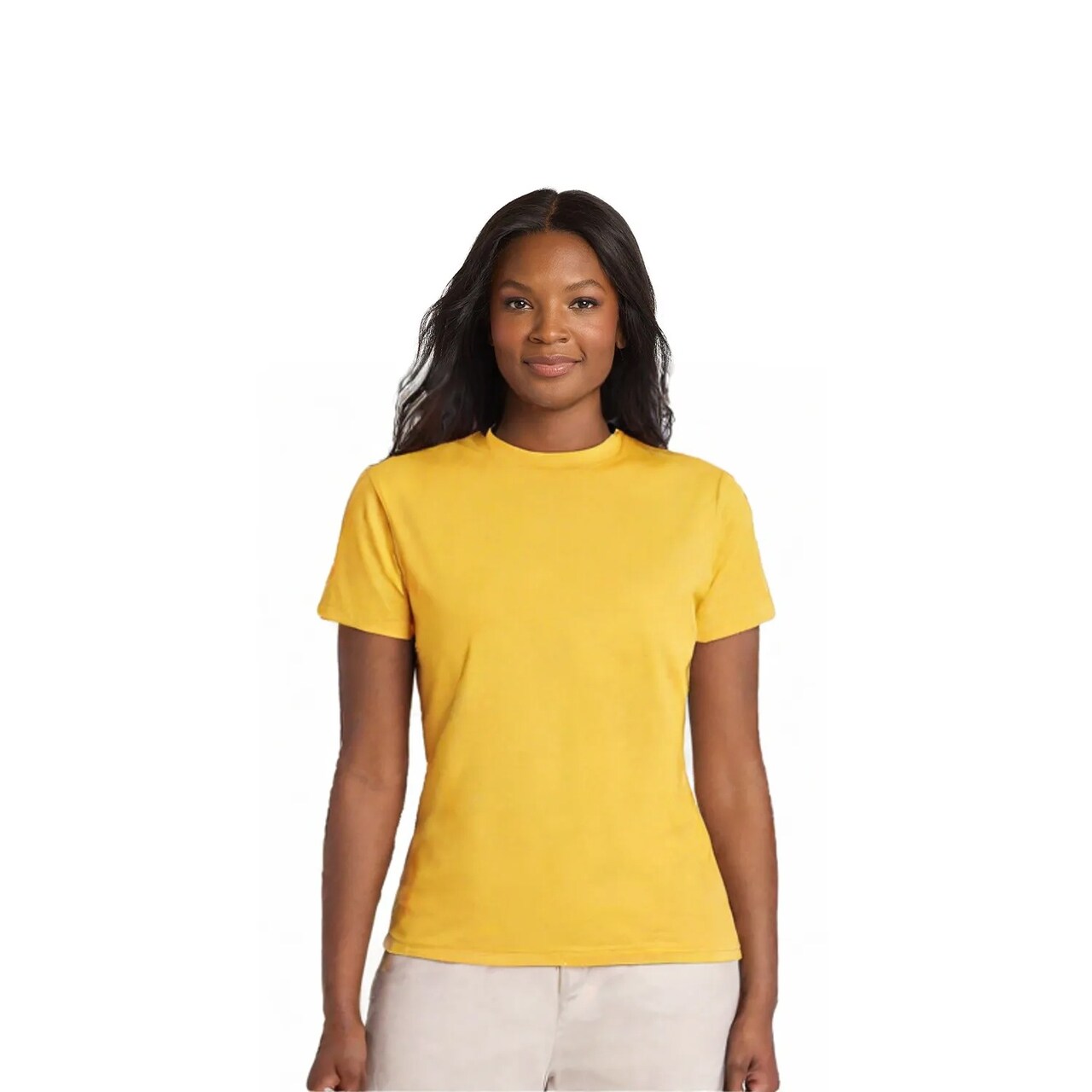 JERZEES Dri Power Heathered Crewneck T-Shirt for Sports Work & Everyday Wear